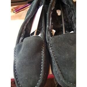 Stars Above Suede Leather Moccasin Slippers Size 11